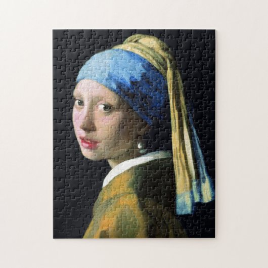 Jan Vermeer Girl mit Perle und Barockkunst Puzzle (Vertikal)