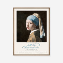 Jan Vermeer Girl mit Perlmutt, Kunstausstellung