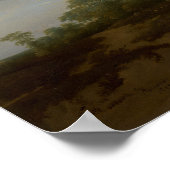 Jan Vermeer, Landschaft am Rande der Dünen Poster (Ecke)