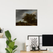 Jan Vermeer, Landschaft am Rande der Dünen Poster (Heimbüro)