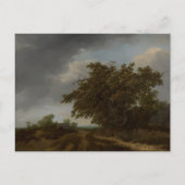 Jan Vermeer, Landschaft am Rande der Dünen Postkarte (Vorderseite)