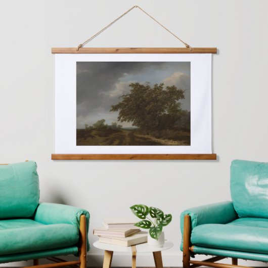 Jan Vermeer, Landschaft am Rande der Dünen Wandteppich Mit Holzrahmen (Wohnzimmer)