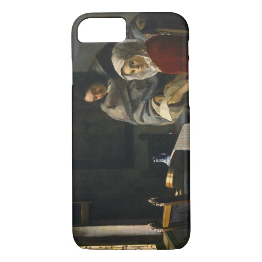 Jan Vermeer - Mädchen unterbricht ihre Musik Case-Mate iPhone Hülle (Rückseite)
