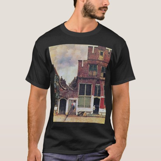 Jan. vermeer Packwagen-Delft 025 Johannes vermeer T-Shirt (Vorderseite)