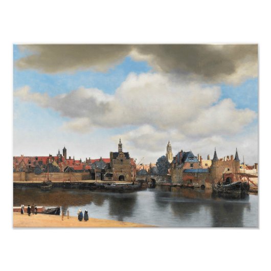 Jan Vermeer - View on Delft Fotodruck (Vorne)