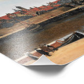 Jan Vermeer - View on Delft Fotodruck (Ecke)