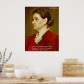 Jane Addams "Moral Excludes Selbst" Weisheitsposte Poster (Küche)