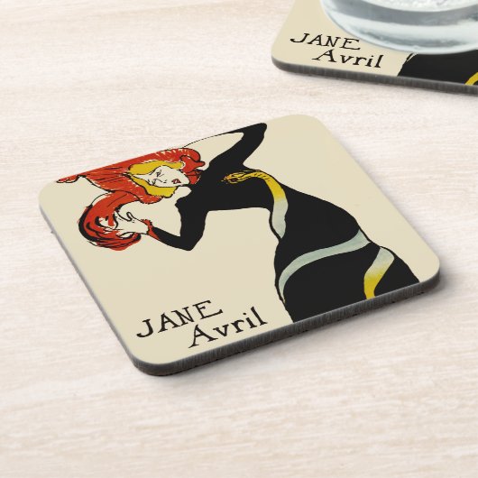 Jane April LAUTREC REDUX Edition Untersetzer (Linke Seite)