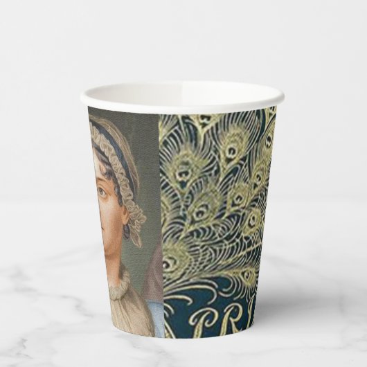 Jane Auste Pappbecher (Links)