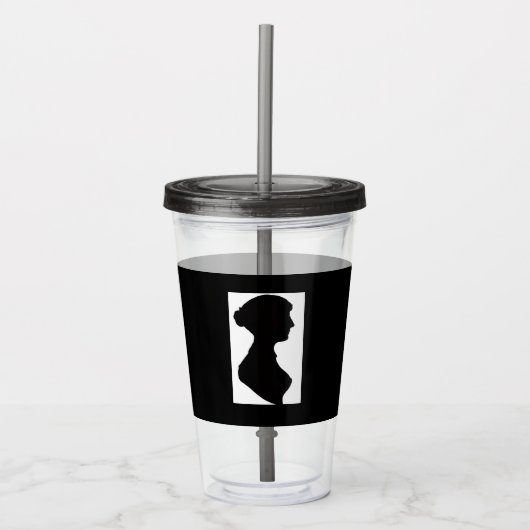 Jane Austen Acrylic tumbler Acryltrinkbecher (Vorderseite)