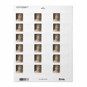 Jane Austen Adressaufkleber (Vorne)