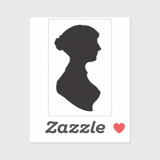 Jane Austen ailhouwrrw Aufkleber (Blatt)