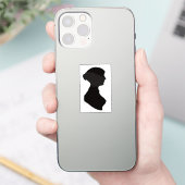 Jane Austen ailhouwrrw Aufkleber (Telefon)