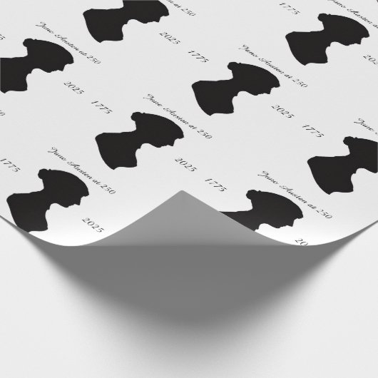 Jane Austen at 250 Geschenkpapier (Ecke)