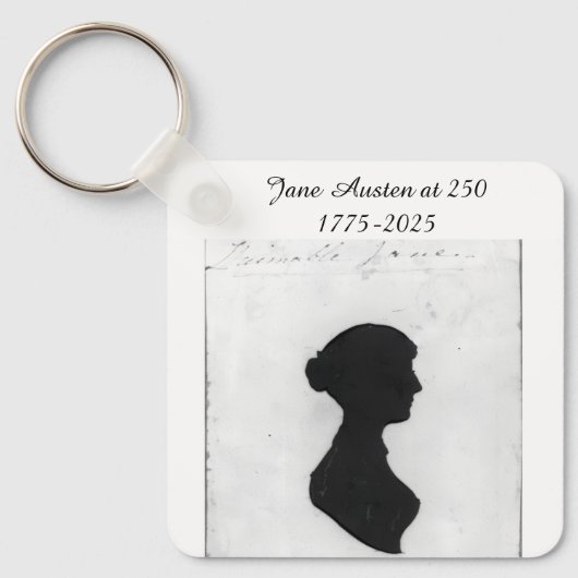 Jane Austen at 250 Schlüsselanhänger (Vorderseite)
