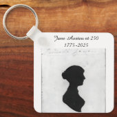 Jane Austen at 250 Schlüsselanhänger (Vorderseite)