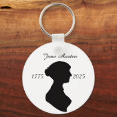 Jane Austen at 250 Schlüsselanhänger (Vorderseite)
