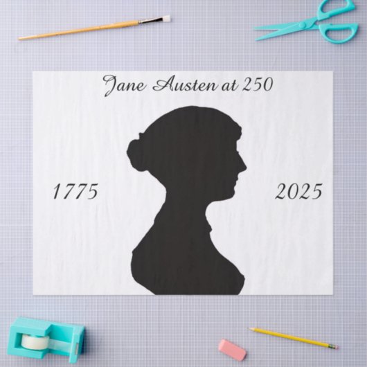 Jane Austen at 250 Seidenpapier (Basteln)