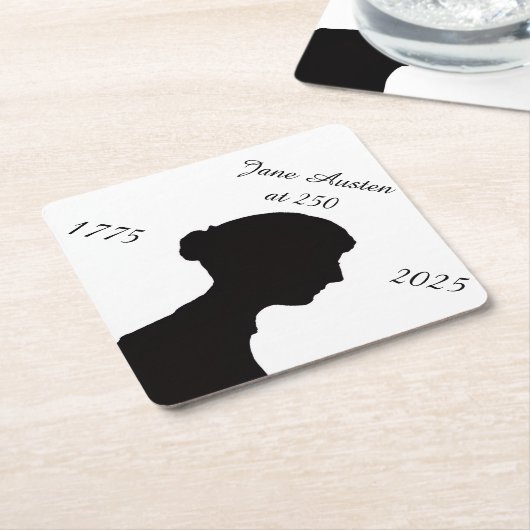 Jane Austen at 250 Untersetzer (angewinkelt)
