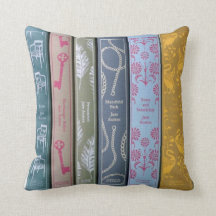 Jane Austen auf der einen Seite und ihre Bücher au