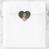 Jane-Austen-Aufkleber Herz-Aufkleber (Tasche)