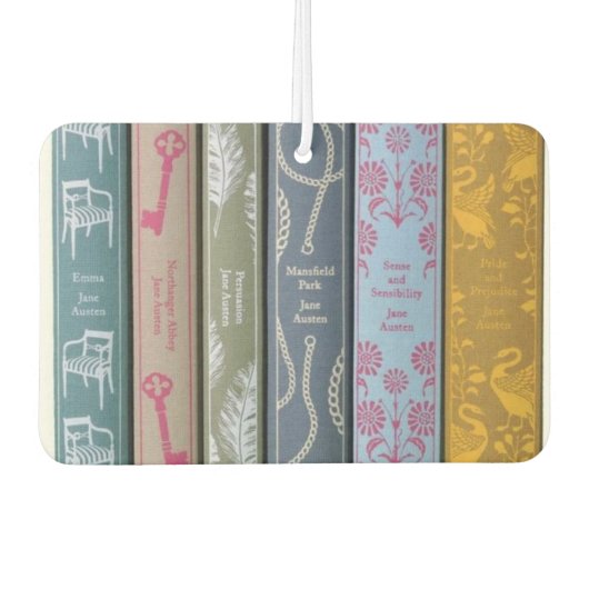Jane Austen Autolufterfrischer (Vorderseite)