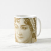 Jane Austen, Banknote, Buchliebhaber Kaffeetasse (VorderseiteRechts)