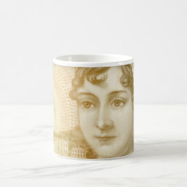 Jane Austen, Banknote, Buchliebhaber Kaffeetasse