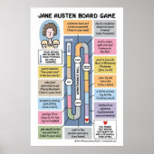 Jane Austen Board Game Poster (Vorne)