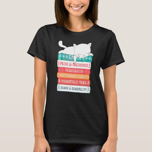 Jane Austen Books T-Shirt (Vorderseite)