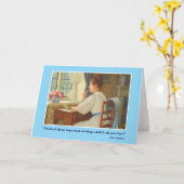 Jane-Austen-Brief Karte (Gelbe Blume)