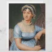 Jane Austen Briefbogen (Vorne/Hinten)