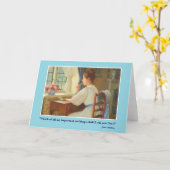 Jane-Austen-Briefkarte Karte (Gelbe Blume)