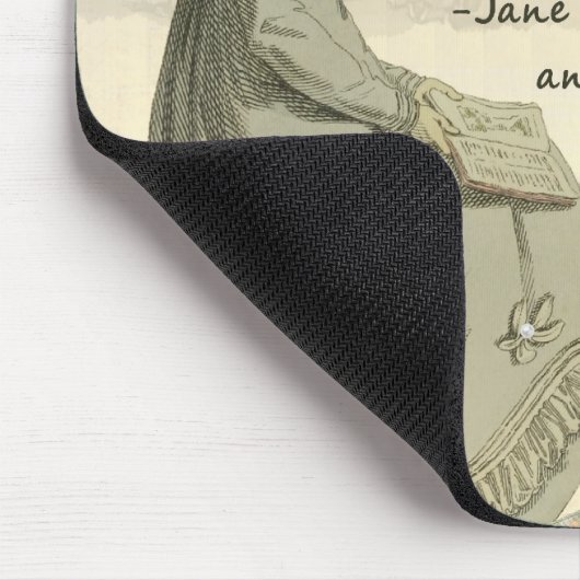 Jane Austen-Buch-Liebhaber Mousepad (Ecke)