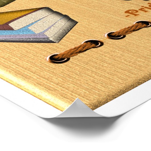 Jane Austen Buchquote - Poster (Ecke)