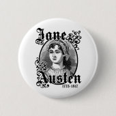 Jane Austen Button (Vorderseite)