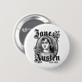 Jane Austen Button (Vorne & Hinten)