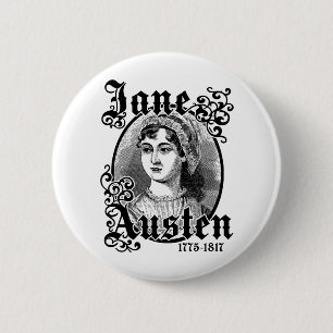 Jane Austen Button