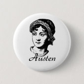 Jane Austen Button (Vorderseite)