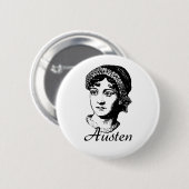 Jane Austen Button (Vorne & Hinten)
