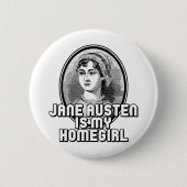 Jane Austen Button (Vorderseite)