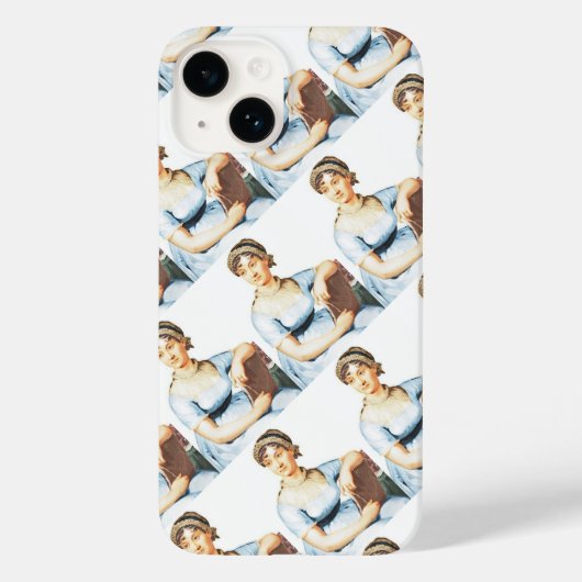 Jane Austen Case-Mate iPhone Hülle (Rückseite)