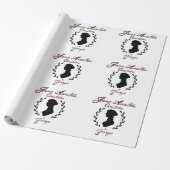 Jane Austen Couture Wrapping Paper Geschenkpapier (Ungerollt)