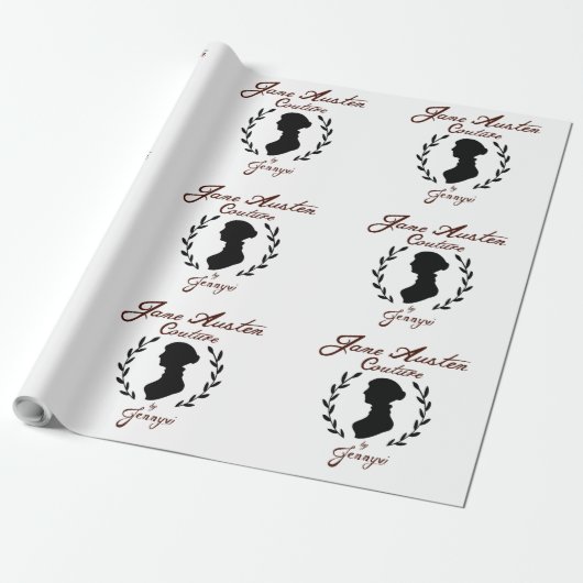Jane Austen Couture Wrapping Paper Geschenkpapier (Ungerollt)