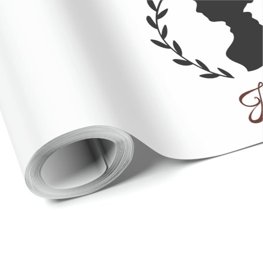 Jane Austen Couture Wrapping Paper Geschenkpapier (Rolleneckpunkt)