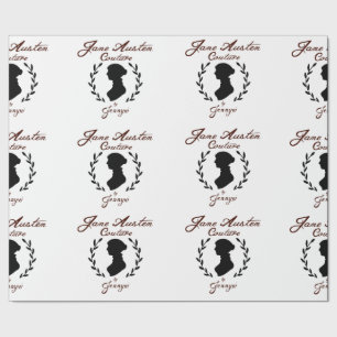 Jane Austen Couture Wrapping Paper Geschenkpapier