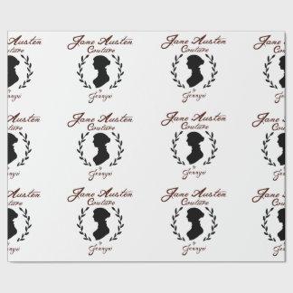 Jane Austen Couture Wrapping Paper Geschenkpapier