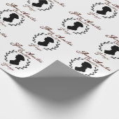 Jane Austen Couture Wrapping Paper Geschenkpapier (Ecke)