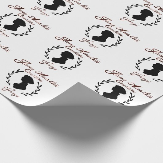 Jane Austen Couture Wrapping Paper Geschenkpapier (Ecke)