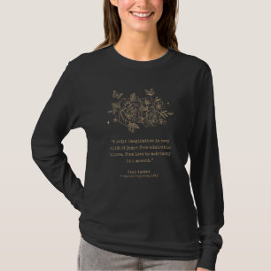 Jane Austen Dark Academia Buchliebhaberin Literari T-Shirt